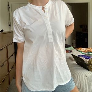 💀BOGO FREE j.Crew Collarless Button Down